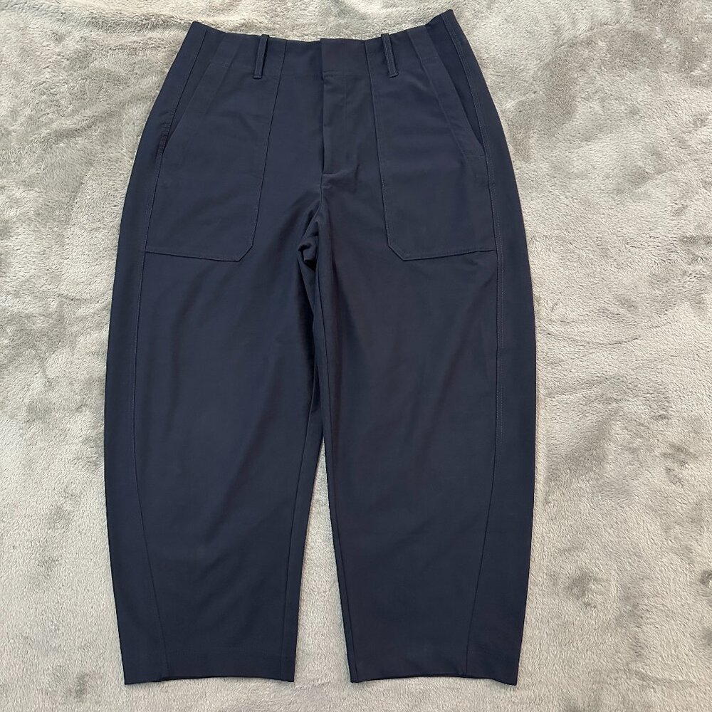 Athleta Skyline High-rise Barrel Leg Pants Navy petite